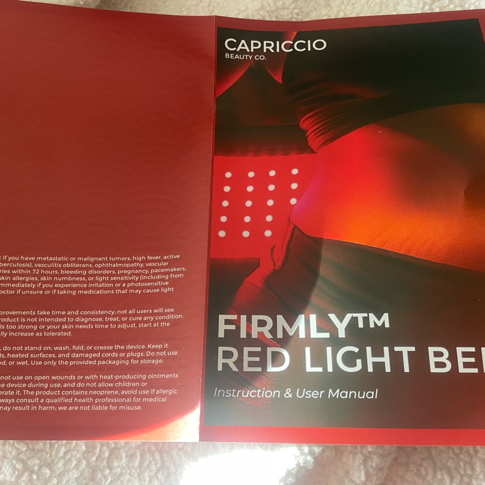 Capriccio red light therapy body slimming belt